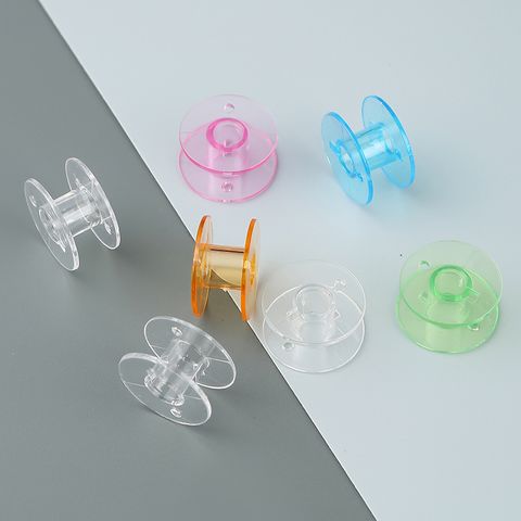 Gói 10 Lõi Cuộn Chỉ Bằng Nhựa Nhiều Màu Sắc Dùng Cho May Vá Thêu Thủ Công