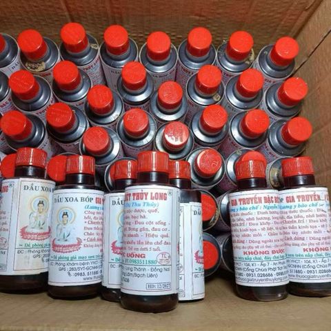Dầu Xoa Bóp Xương Khớp Gia Truyền Phật Quan Âm - Chai 100ml, date mới Dầu Nóng Xoa Bóp