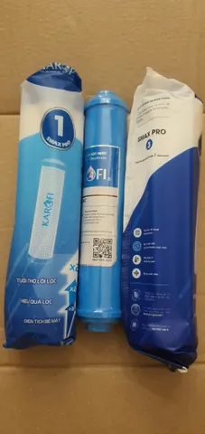 Bộ 3 Lõi Lọc Nước KAROFI 123 Chính Hãng - Thay Thế Model N-e118, B930, Lọc Sạch Hoàn Hảo, Bảo Vệ Sức Khỏe Gia Đình