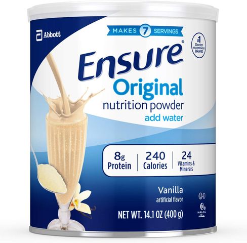 Sữa bột Ensure Mỹ Original Nutrition Powder Hương Vanilla - 400g.
