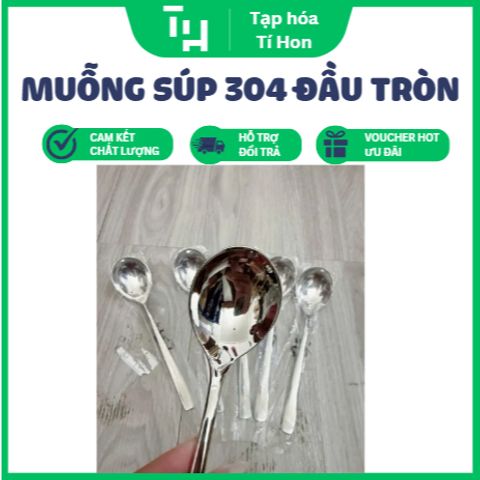 Muỗng súp 304 đầu tròn (TH562)