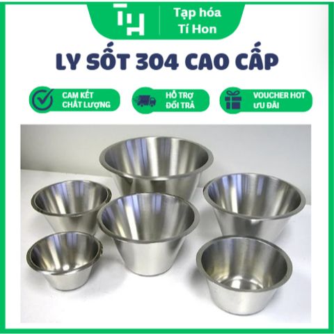 Ly đựng sốt 304 cao cấp (TH564)