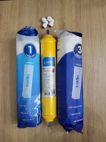 Lõi Lọc Nước Karofi 1,2,3 Chính Hãng - Phù Hợp Máy Lọc K8ROH - Thay Thế Tạp Chất, Nước Cứng, Bảo Vệ Màng RO