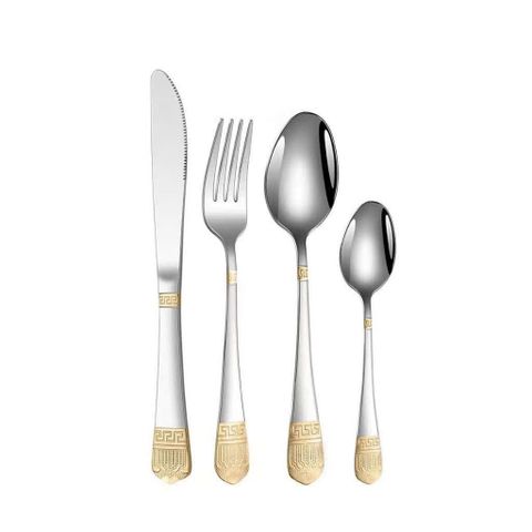 Bộ dao, thìa, dĩa 24 món chính hãng Amazon Basics Mỹ
