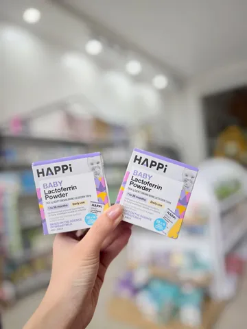 Men Happi Baby Lactoferrin 28g – Tăng miễn dịch, hỗ trợ tiêu hóa, phát triển trí não hàng Úc