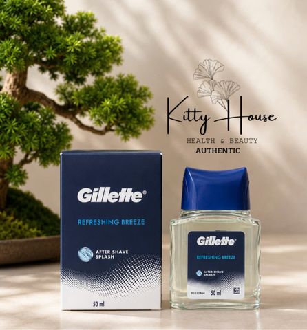 Dưỡng da sau cạo râu Gillette refreshing breeze after Shave Splash chai 50ml