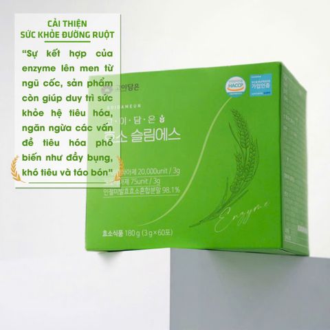 Bột giảm cân thon gọn dáng hỗ trợ tiêu hoá Enzyme Goidameun 60 gói
