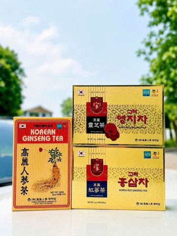 TRÀ SÂM & TRÀ LINH CHI HÀN QUỐC – THƠM NGON, TIỆN LỢI, DỄ UỐNG