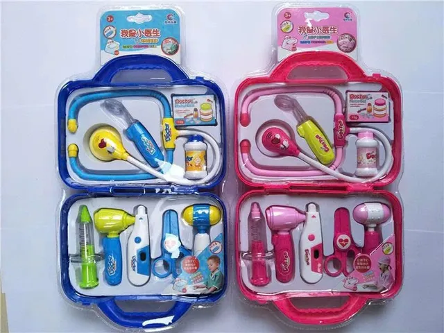 8803 Giao màu ngẫu nhiên hộp đồ chơi bác sĩ, đồ chơi y tế
