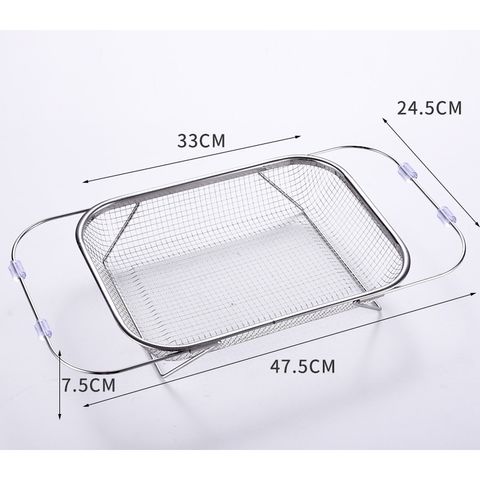 RỔ INOX GÁC BỒN RỬA CHÉN (TH584)