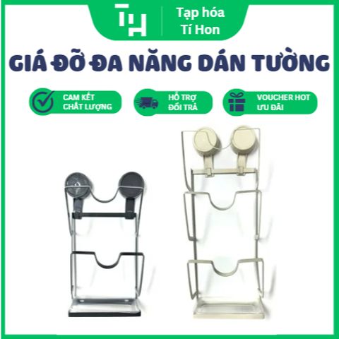 GIÁ ĐỠ THÉP NHÀ BẾP ĐA NĂNG DÁN TƯỜNG (TH585)