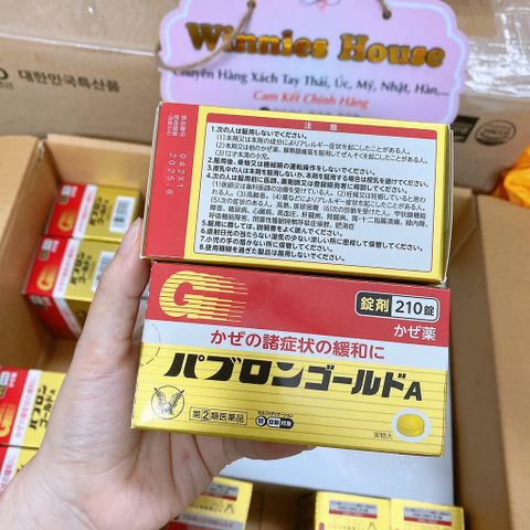Viên Uống Cảm Cúm Taisho Pabron Gold 210 Viên