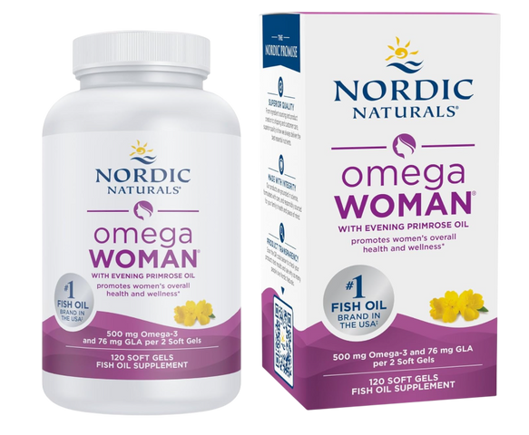 [modoria.] Viên uống Nordic Naturals Omega Woman và tinh dầu Hoa anh thảo 120 viên Mỹ