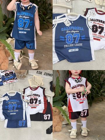 Set bộ số chữ CA thể thao mùa hè mát mẻ thoáng khí cho bé trai