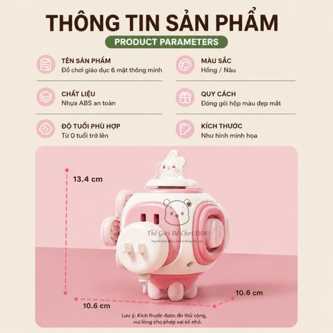 Đồ chơi khối bận rộn đa năng thông minh giúp bé rèn luyện vận động tinh và phát triển trí tuệ