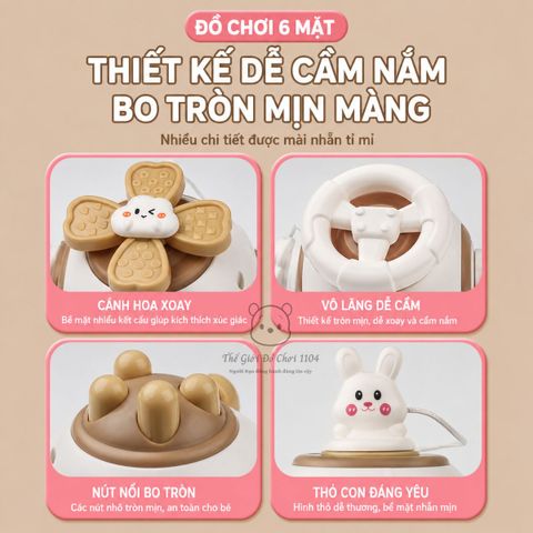 Đồ chơi khối bận rộn đa năng thông minh giúp bé rèn luyện vận động tinh và phát triển trí tuệ