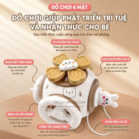 Đồ chơi khối bận rộn đa năng thông minh giúp bé rèn luyện vận động tinh và phát triển trí tuệ