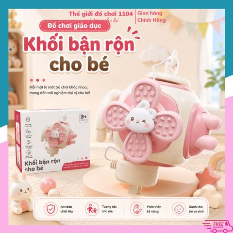 Đồ chơi khối bận rộn đa năng thông minh giúp bé rèn luyện vận động tinh và phát triển trí tuệ