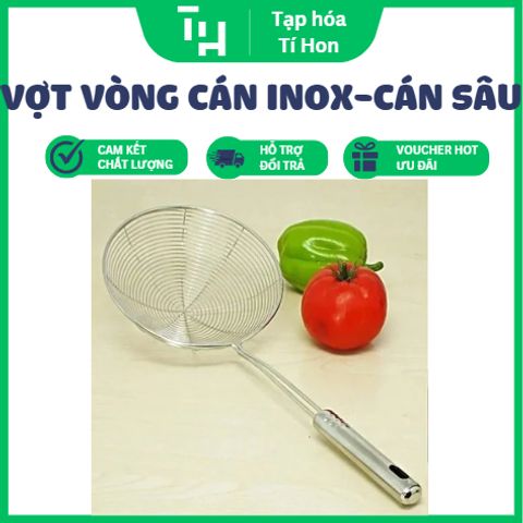 VỢT VÒNG CÁN INOX VÀ CÁN SÂU (TH594)
