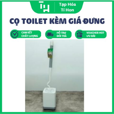 CỌ TOILET NHỰA KÈM GIÁ ĐƯNG TZJ6746 NEW (TH606)