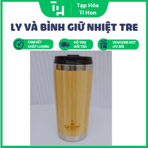 LY VÀ BÌNH GIỮ NHIỆT THÂN TRE (TH613)