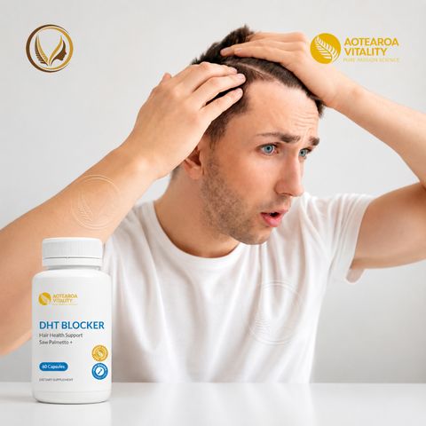 Viên uống kích thích mọc tóc nhanh, ngăn rụng tóc Aotearoa Vitality DHT Blocker 60 viên