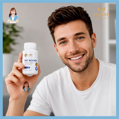 Viên uống kích thích mọc tóc nhanh, ngăn rụng tóc New Zealand Aotearoa Vitality DHT Blocker 60 viên