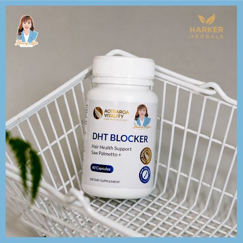 Viên uống kích thích mọc tóc nhanh, ngăn rụng tóc New Zealand Aotearoa Vitality DHT Blocker 60 viên