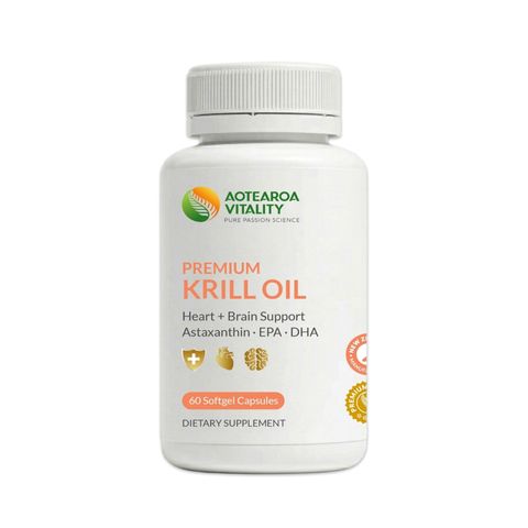 Viên uống dầu nhuyễn thể Aotearoa Vitality Premium Krill Oil 60 viên