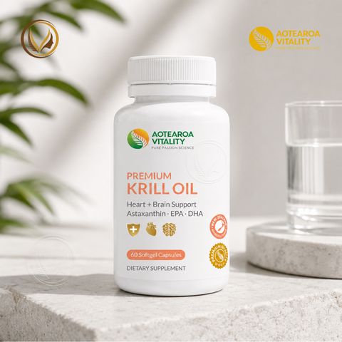 Viên uống dầu nhuyễn thể Aotearoa Vitality Premium Krill Oil 60 viên