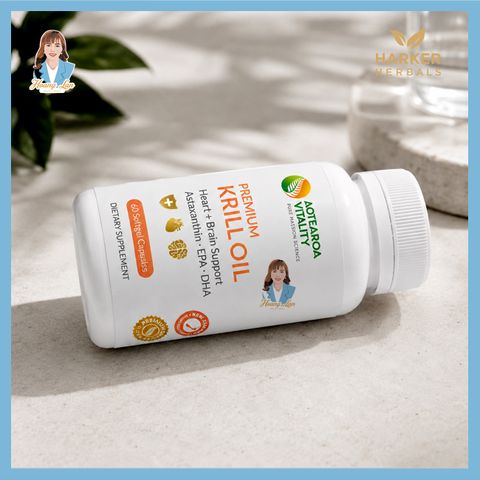 Viên uống dầu nhuyễn thể New Zealand Aotearoa Vitality Premium Krill Oil 60 viên