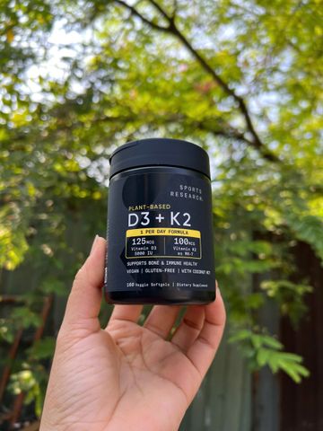 Viên uống bổ sung vitamin D3 + K2 SR Sport Research D3 + K2 160 viên 749282