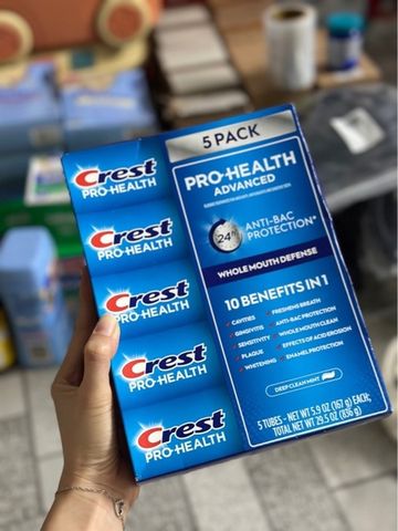 Sét 5 Kem Đánh Răng Crest Pro-Health Advanced 5x167g 749336