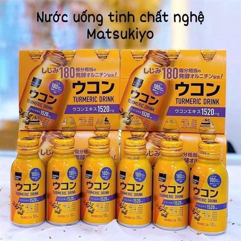 Nước uống nghệ Matsukiyo 6 lọ hỗ trợ đẹp da