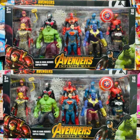 Bộ Đồ Chơi Siêu Anh Hùng Avengers Infinity War 8120 gồm 10 Nhân Vật Marvel Có Phụ Kiện Cho Bé