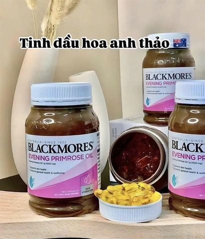 ( Hàng Cty có tem phụ ) Viên uống Blackmores Evening Primrose Oil 190 viên – hỗ trợ nội tiết, đẹp da