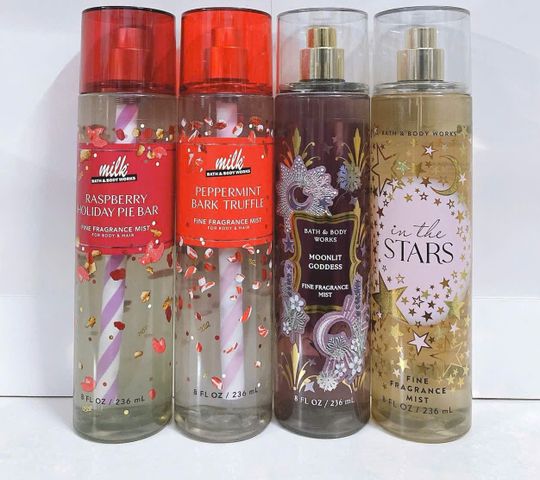 Xịt thơm toàn thân Bath & Body Works 236ml – hương ngọt ấm, lưu hương lâu