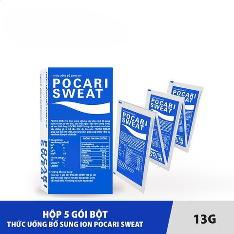 Thức uống bổ sung ion Pocari Sweat dạng bột (Hộp 5 gói)