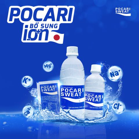 Thức uống bổ sung ion Pocari Sweat dạng bột (Hộp 5 gói)