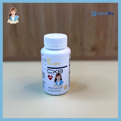 Viên uống hỗ trợ tim mạch, ngừa đột quỵ New Zealand Xtend Life CX8 Cardiovascular Support 90 viên