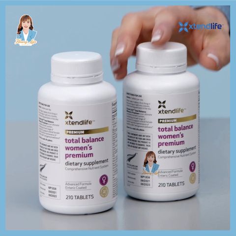 Viên uống Vitamin tổng hợp nâng cao cho phụ nữ New Zealand Xtend Life Total Balance Women’s Premium 210 viên
