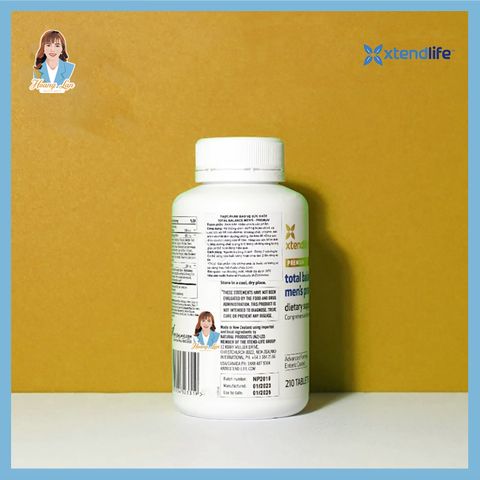 Viên uống vitamin tổng hợp nâng cao cho nam New Zealand Xtend Life Total Balance Men’s Premium 210 viên