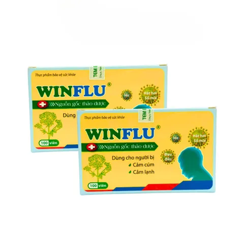 Viên Uống Cảm Cúm WINFLU Từ Thảoo Dượcc – Hộp 100 viên