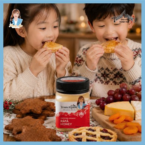 Mật ong Rata hữu cơ nguyên chất New Zealand TranzAlpine Certified Organic Rata Honey 250g