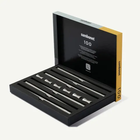 Set 6 đôi đũa kèm dụng cụ gác Sambonet