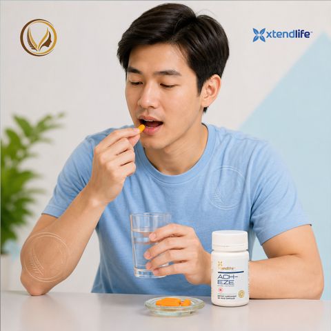 Viên uống giảm đau nhức xương khớp Xtend Life ACH-EZE Natural Joint Support 30 viên