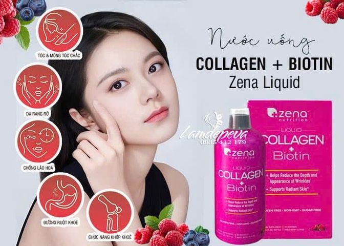 COLLAGEN DẠNG NƯỚC ZENA NUTRITION LIQUID COLLAGEN + BIOTIN 621472