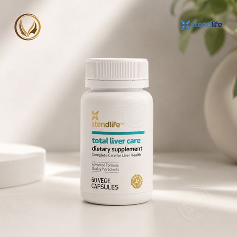 Viên uống phục hồi gan, giải độc gan Xtend Life Total Liver Care 60 viên - Chính hãng New Zealand