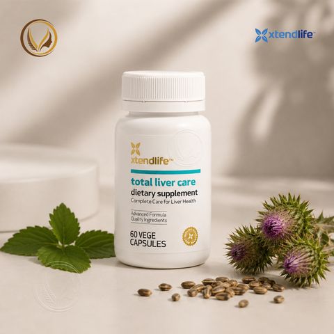 Viên uống phục hồi gan, giải độc gan Xtend Life Total Liver Care 60 viên - Chính hãng New Zealand