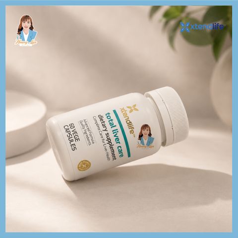 Viên uống phục hồi gan, giải độc gan New Zealand Xtend Life Total Liver Care 60 viên